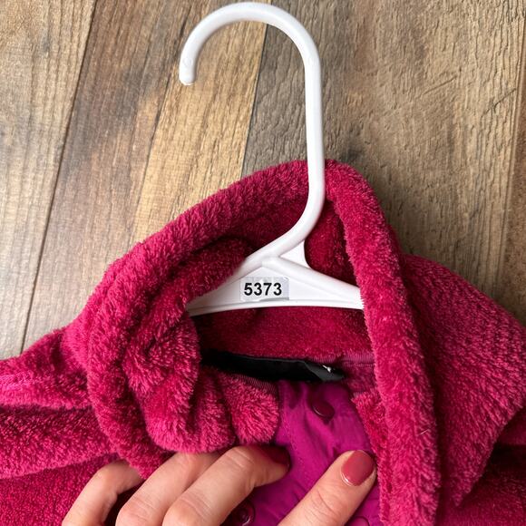 Vintage 90s Patagonia Re-Tool Snap-T Jacket Women's Small Pink Fleece 5373 - Picture 11 of 11